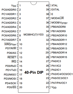 MC68HC11A1MFU3 Datasheet PDF Freescale Semiconductor