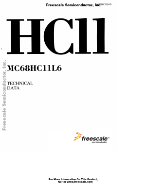 MC68HC11L6 Datasheet PDF Freescale Semiconductor