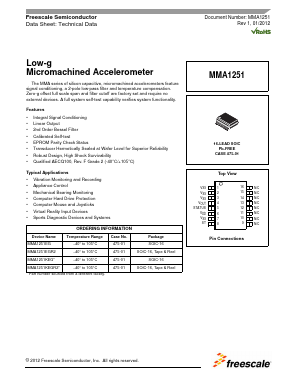 MMA1251 Datasheet PDF Freescale Semiconductor