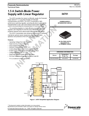 MTD20N03HDL Datasheet PDF Freescale Semiconductor