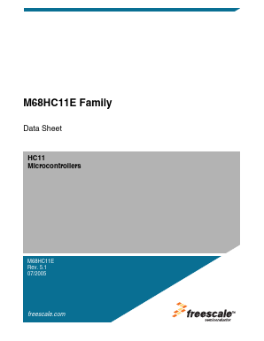 MC68HC11E0CFU2 Datasheet PDF Freescale Semiconductor