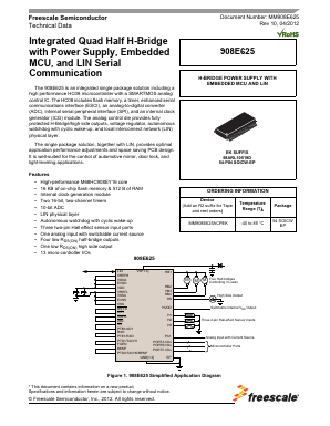KIT908E625DWBEVB Datasheet PDF Freescale Semiconductor