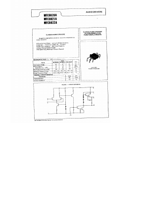 MFC8021A Datasheet PDF Freescale Semiconductor