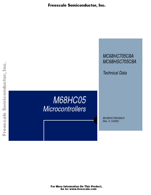 MC68HC705C8AC Datasheet PDF Freescale Semiconductor