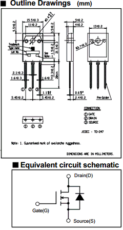 2SK3697-01 Datasheet PDF Fuji Electric