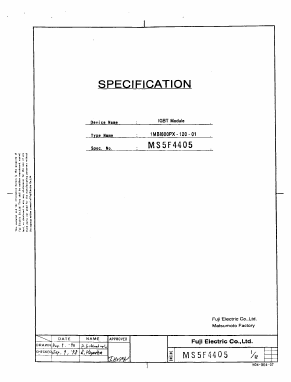 1MBI600PX-120-01 Datasheet PDF Fuji Electric