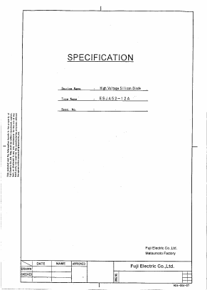 ESJA52-12 Datasheet PDF Fuji Electric