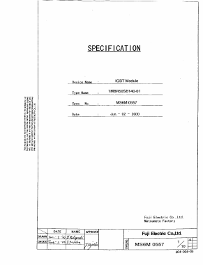 7MBR50SB140-01 Datasheet PDF Fuji Electric