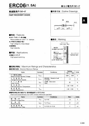 ERC06 Datasheet PDF Fuji Electric