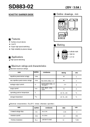 SD883-02 Datasheet PDF Fuji Electric