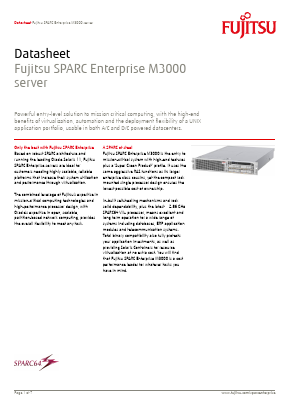 M3000 Datasheet PDF Fujitsu
