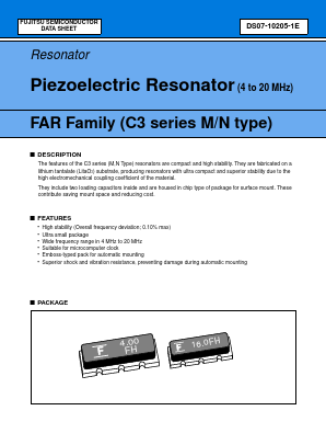 FAR-C3CM-08000-F00-R Datasheet PDF Fujitsu