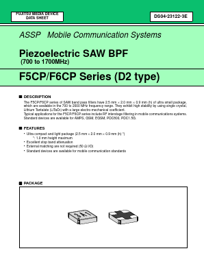 FAR-F6CP-1G4410-D207 Datasheet PDF Fujitsu