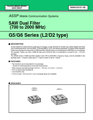 FAR-G6CH-1G8425-L217-U Datasheet PDF Fujitsu