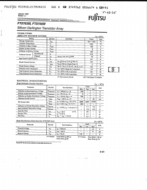 FT5763M Datasheet PDF Fujitsu