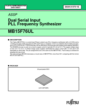 MB15F76UL Datasheet PDF Fujitsu