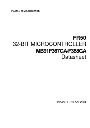 MB91F367GA Datasheet PDF Fujitsu