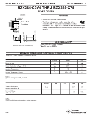 BZX384-C20 Datasheet PDF General Semiconductor