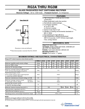 RG3A Datasheet PDF General Semiconductor