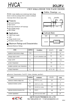 2CL2FJ Datasheet PDF getedz electronics