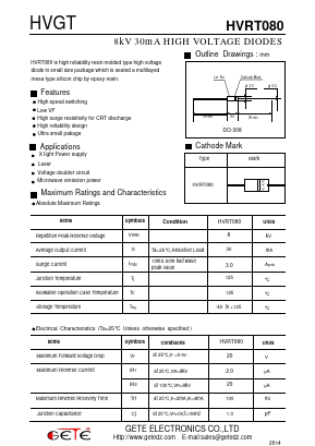 HVRT080 Datasheet PDF getedz electronics