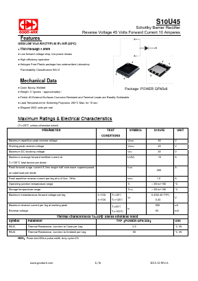 S10U45 Datasheet PDF GOOD-ARK