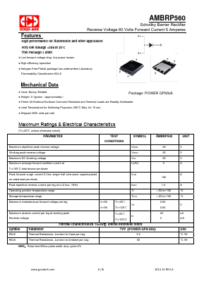 AMBRP560 Datasheet PDF GOOD-ARK