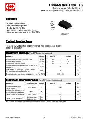 LS34AS Datasheet PDF GOOD-ARK