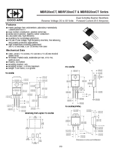 MBR2035CT Datasheet PDF GOOD-ARK