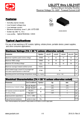 LSL29T Datasheet PDF GOOD-ARK