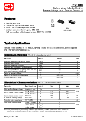 PS3100 Datasheet PDF GOOD-ARK