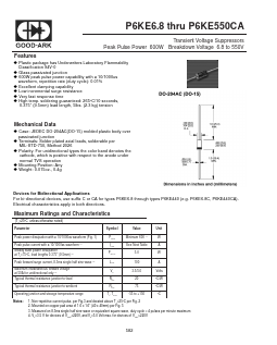 P6KE10CA Datasheet PDF GOOD-ARK
