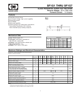 SF1G1 Datasheet PDF GOOD-ARK