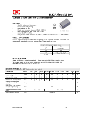 SL35A Datasheet PDF GOOD-ARK