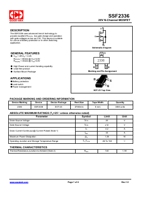 SSF2336 Datasheet PDF GOOD-ARK