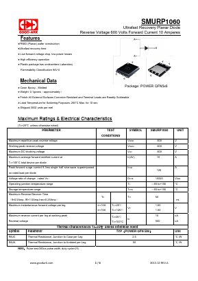 SMURP1060 Datasheet PDF GOOD-ARK