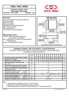 GR2K Datasheet PDF Gulf Semiconductor