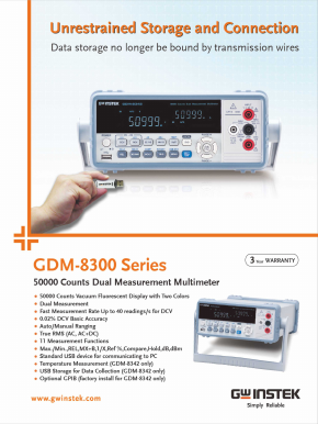 GDM-8341 Datasheet PDF Good Will Instrument Co., Ltd.