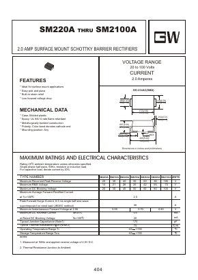 SM2100A Datasheet PDF Goodwork Semiconductor Co., Ltd.