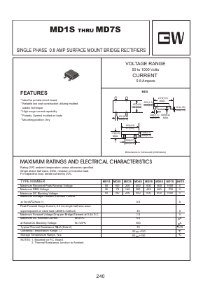 MD3S Datasheet PDF Goodwork Semiconductor Co., Ltd.