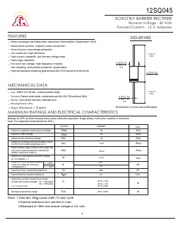 12SQ045 Datasheet PDF Gaomi Xinghe Electronics Co., Ltd.