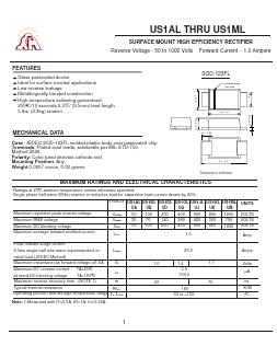 US1BL Datasheet PDF Gaomi Xinghe Electronics Co., Ltd.