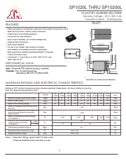 SP1040L Datasheet PDF Gaomi Xinghe Electronics Co., Ltd.