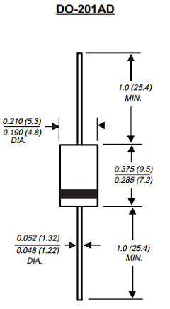 SB350 Datasheet PDF General Semiconductor