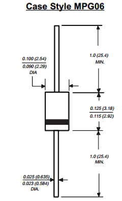 RMPG06A Datasheet PDF General Semiconductor