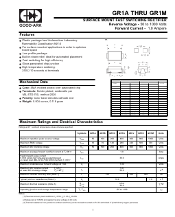 GR1J Datasheet PDF GOOD-ARK1