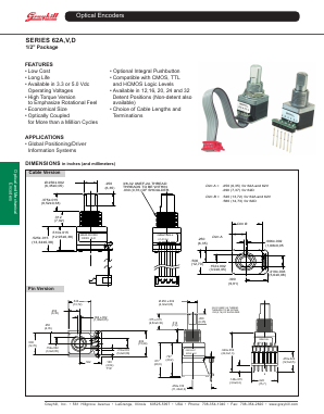 62A01-01-SH Datasheet PDF Grayhill Inc