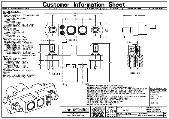 M80-4C10205F1-02-325-00-000 Datasheet PDF Harwin Plc