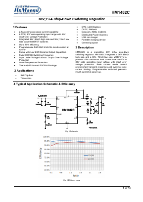 HM1482C Datasheet PDF Shenzhen Huazhimei Semiconductor Co., Ltd
