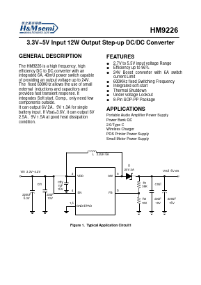 HM9226 Datasheet PDF Shenzhen Huazhimei Semiconductor Co., Ltd